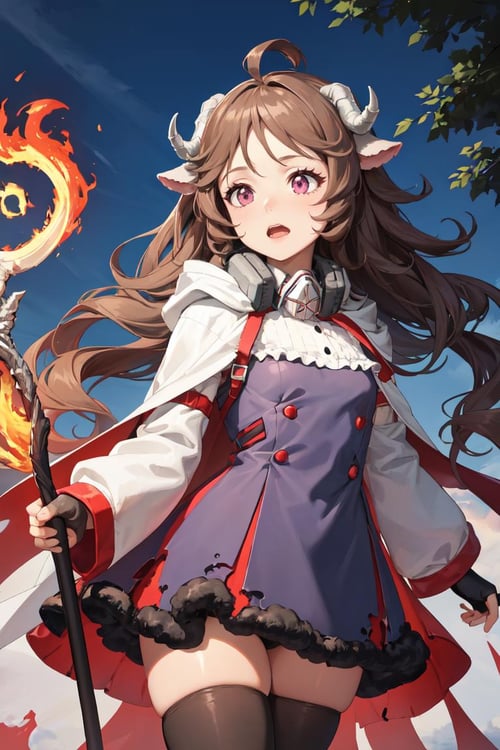 Eyjafjalla (3 Outfits) | Arknights by ChameleonAI on Tensor.Art