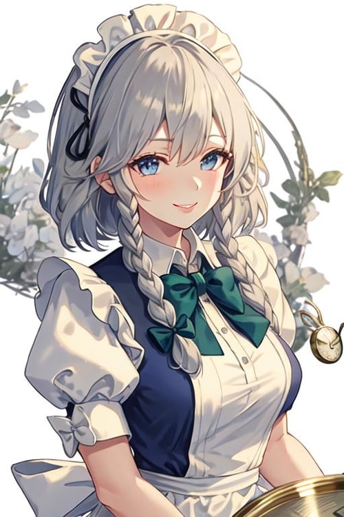 izayoi_sakuya/いざよいさくや/十六夜咲夜/이자요이사쿠야 (Touhou) by ishiwatafox117 on Tensor.Art