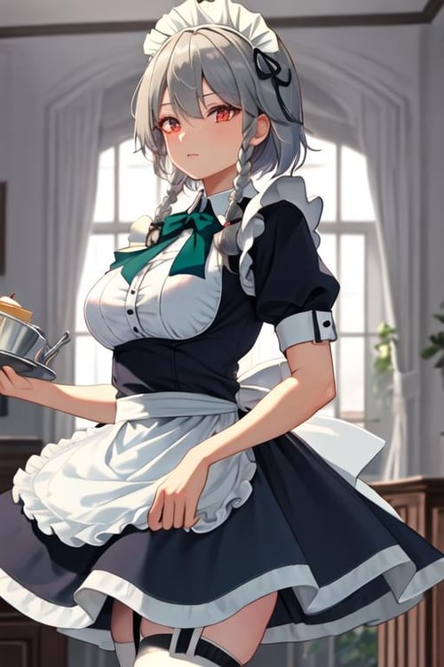 izayoi_sakuya/いざよいさくや/十六夜咲夜/이자요이사쿠야 (Touhou) by ishiwatafox117 on Tensor.Art