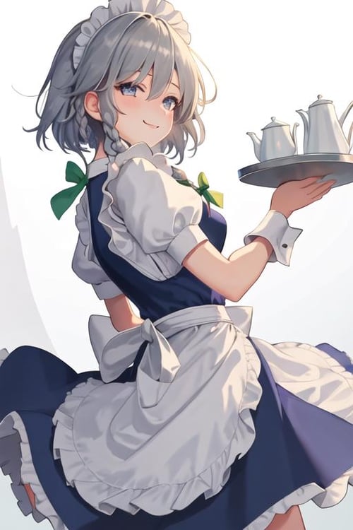 izayoi_sakuya/いざよいさくや/十六夜咲夜/이자요이사쿠야 (Touhou) by ishiwatafox117 on Tensor.Art