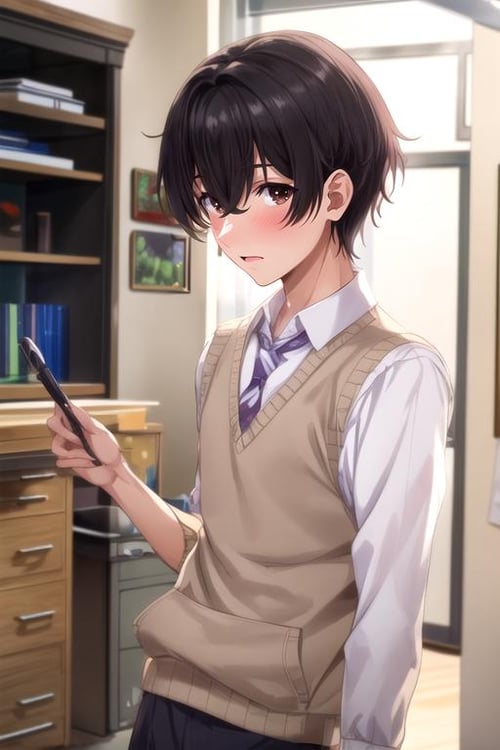 Ryuuto Kashima / Keikenzumi na Kimi to, Keiken Zero na Ore ga, Otsukiai suru Hanashi. by andinmaro146 on Tensor.Art