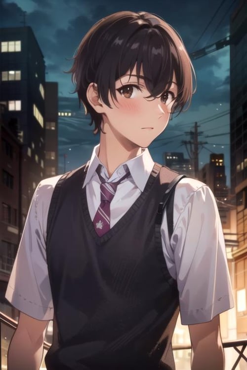 Ryuuto Kashima / Keikenzumi na Kimi to, Keiken Zero na Ore ga, Otsukiai suru Hanashi. by andinmaro146 on Tensor.Art