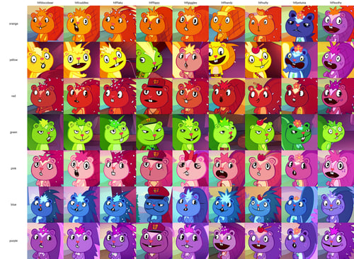 Happy Tree Friends - Multi Characters by nsfwpersonalai on Tensor.Art