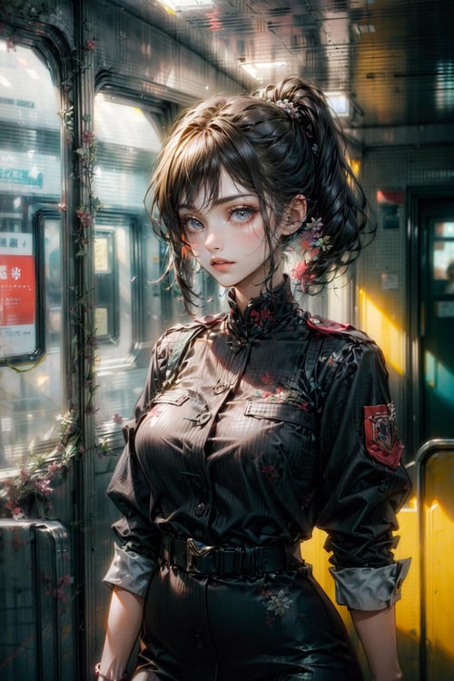 <全网首发—皮衣质感，电车女神Metro cool sister> by 盒子 on Tensor.Art
