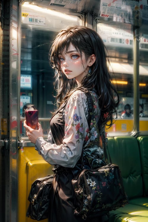 <全网首发—皮衣质感，电车女神Metro cool sister> by 盒子 on Tensor.Art