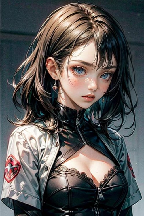 <全网首发—皮衣质感，电车女神Metro cool sister> by 盒子 on Tensor.Art