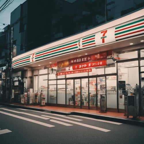 コンビニの外観7 SDXL by swingwings on Tensor.Art