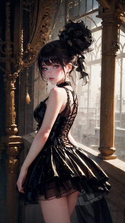 Tutu’s sexy uniform (little devil patent leather dress)/ 图图的情趣制服(小恶魔漆皮短裙) by zhaotutu on Tensor.Art