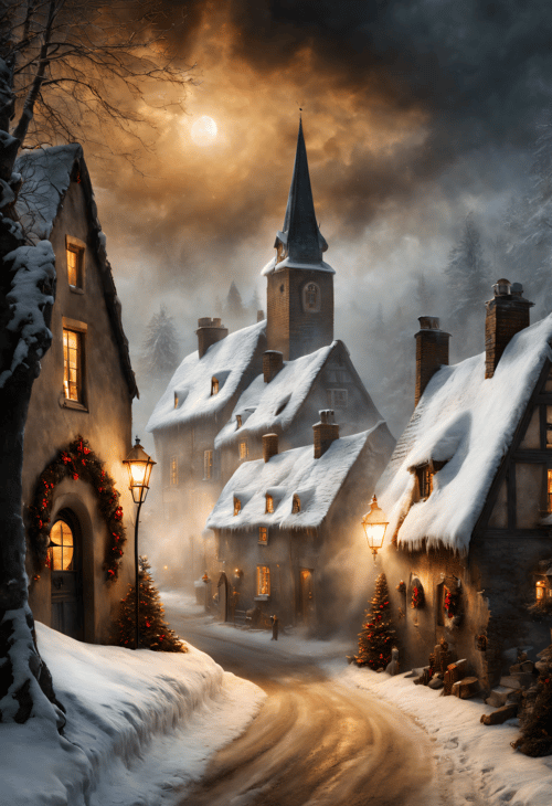 Christmas Village by ⫷ᗩᑭOᒪOᑎIᗩ⫸ on Tensor.Art