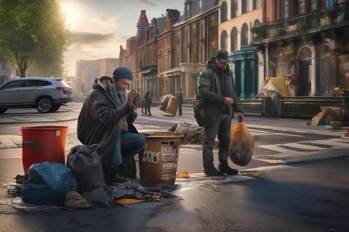 Craig Severance - Homeless In America by Talk About News!  on Tensor.Art