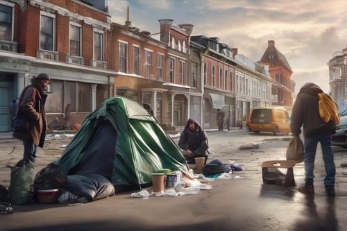 Craig Severance - Homeless In America by Talk About News!  on Tensor.Art