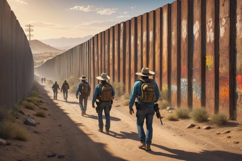 Illegal Immagration In America by Talk About News!  on Tensor.Art
