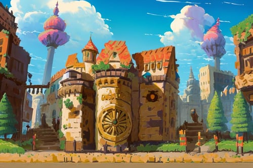 TR-Game Architecture Landscape by Tasty-Rice on Tensor.Art