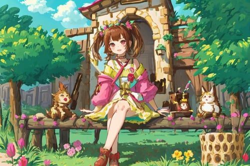 TR-Game Architecture Landscape by Tasty-Rice on Tensor.Art