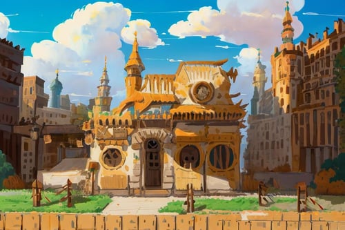 TR-Game Architecture Landscape by Tasty-Rice on Tensor.Art