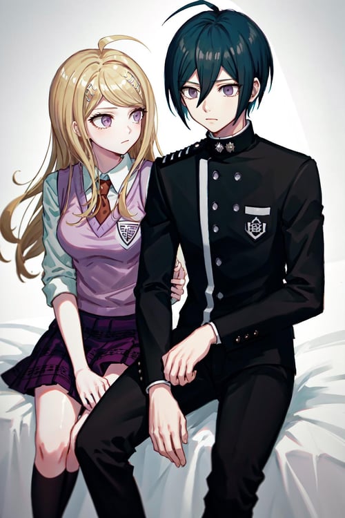 Shuichi x Kaede | 最原終一 x 赤松楓 by Akiseki on Tensor.Art