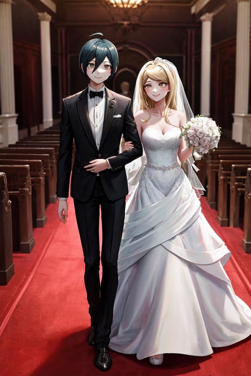 Shuichi x Kaede | 最原終一 x 赤松楓 by Akiseki on Tensor.Art