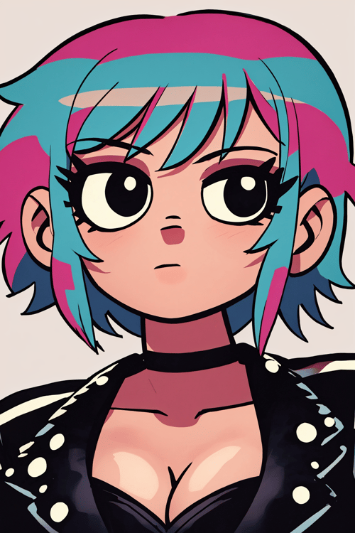 Bryan Lee O'Malley - Scott Pilgrim - Art Style LORA by Konan on Tensor.Art