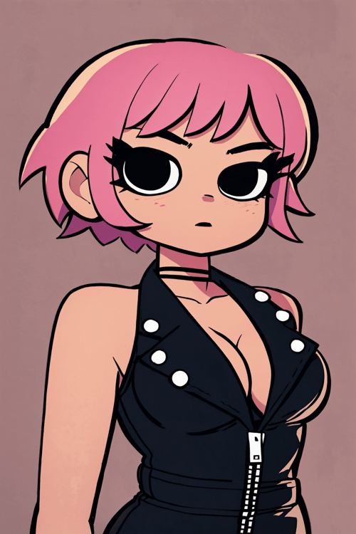 Bryan Lee O'Malley - Scott Pilgrim - Art Style LORA by Konan on Tensor.Art