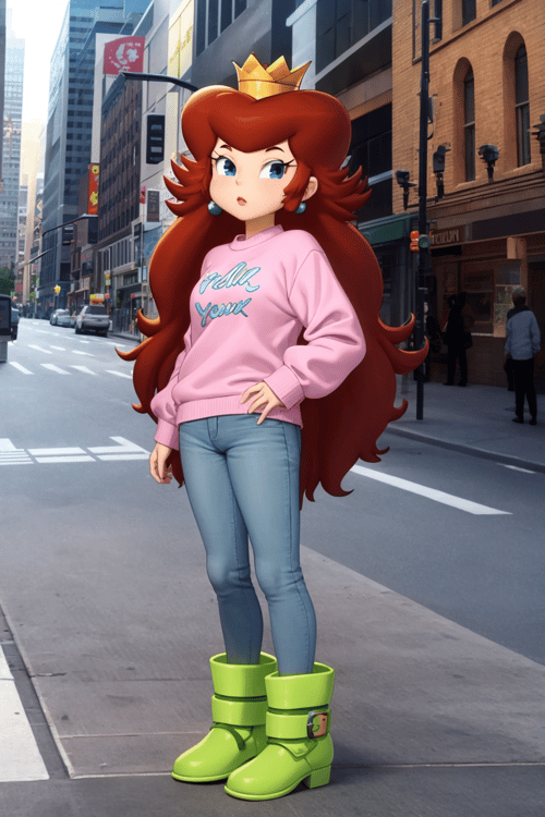 Princess Toadstool - The Super Mario Bros. Super Show! - Character LORA by Konan on Tensor.Art