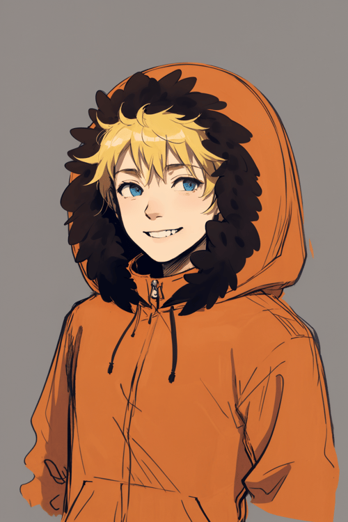 Kenny Mccormick - South Park fan art - Character LORA by Konan on Tensor.Art