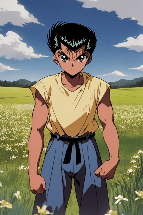 Yusuke Urameshi - Yu Yu Hakusho - Character LORA by Konan on Tensor.Art