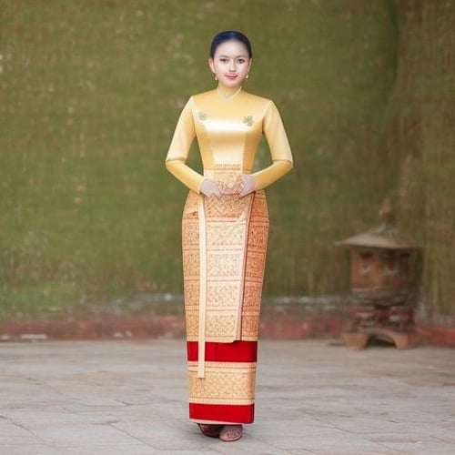 Myanmar Traditional wedding outfits by BurmeseAi on Tensor.Art
