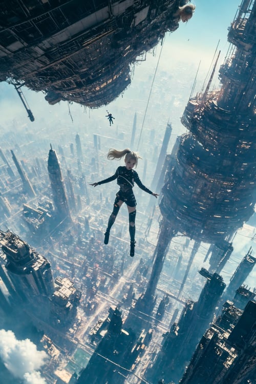 Jumping 绪儿-跳跃构图 - XRYCJ by Ttan on Tensor.Art