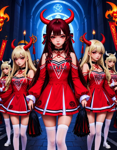 Trickz N Treatz Cheerleader Costume [SDXL] by DennisSchöneberg on Tensor.Art