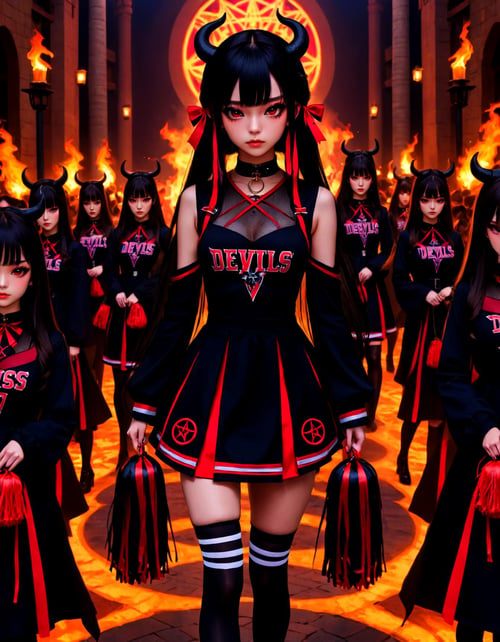 Trickz N Treatz Cheerleader Costume [SDXL] by DennisSchöneberg on Tensor.Art
