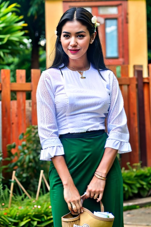 Myanmar School Uniform by BurmeseAi on Tensor.Art