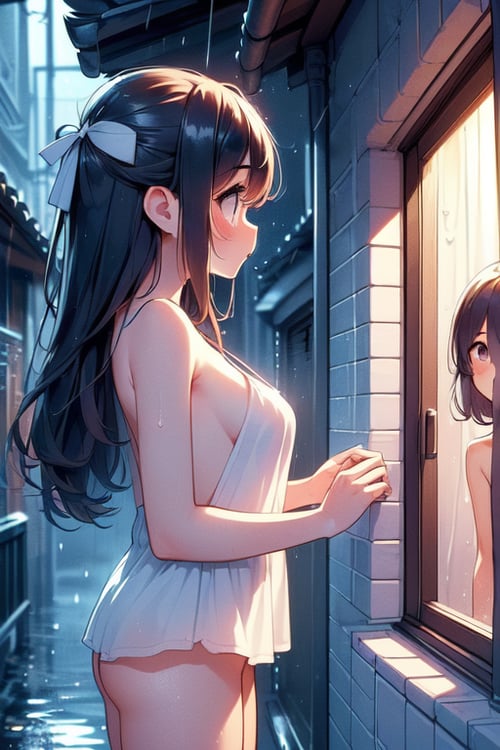 girl like night alley by 鬼畫符 on Tensor.Art