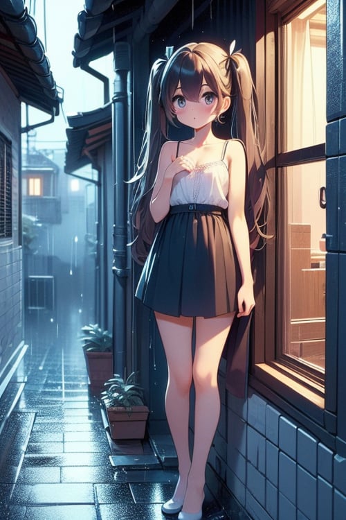 girl like night alley by 鬼畫符 on Tensor.Art