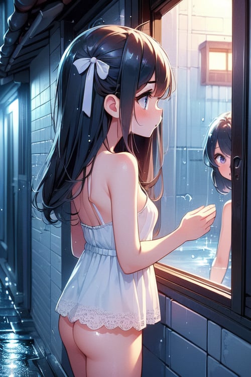 girl like night alley by 鬼畫符 on Tensor.Art