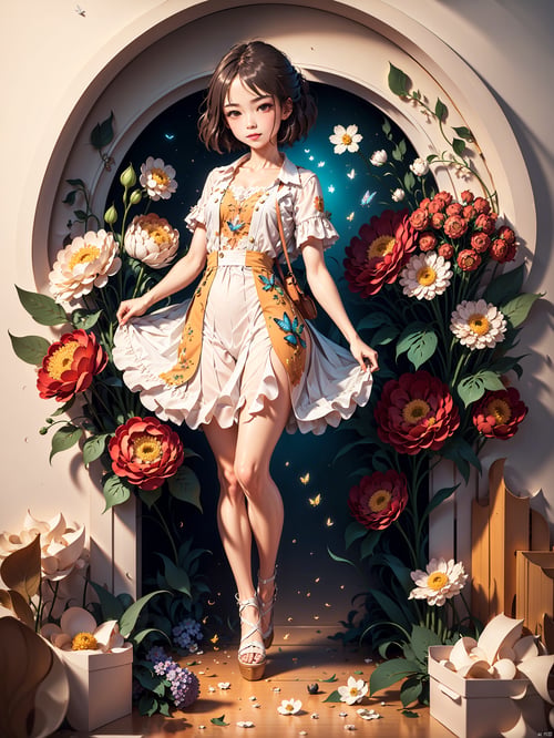 立体艺术剪纸风格 by 白玉龙 on Tensor.Art