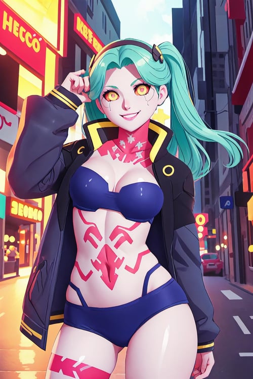 Rebecca (Cyberpunk Edgerunners) LyCORIS | Cheems AI by TheCheckeredSausage on Tensor.Art