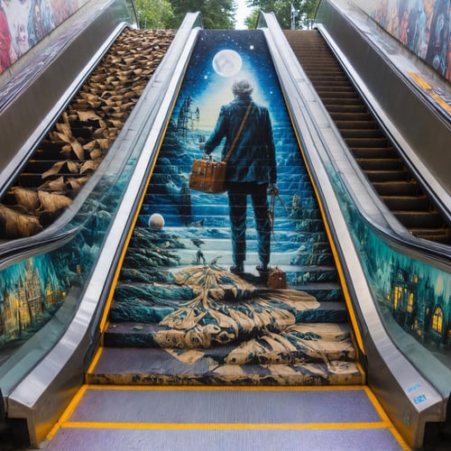 Escalator Art XL by nocor1i8 on Tensor.Art