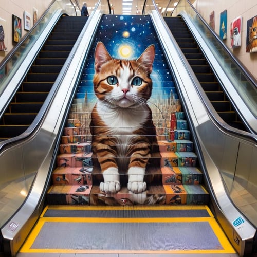 Escalator Art XL by nocor1i8 on Tensor.Art