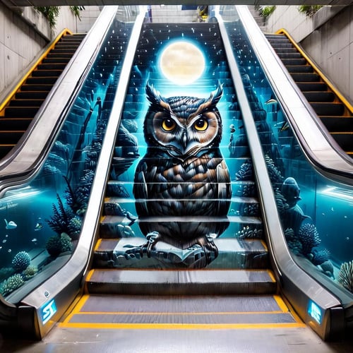 Escalator Art XL by nocor1i8 on Tensor.Art