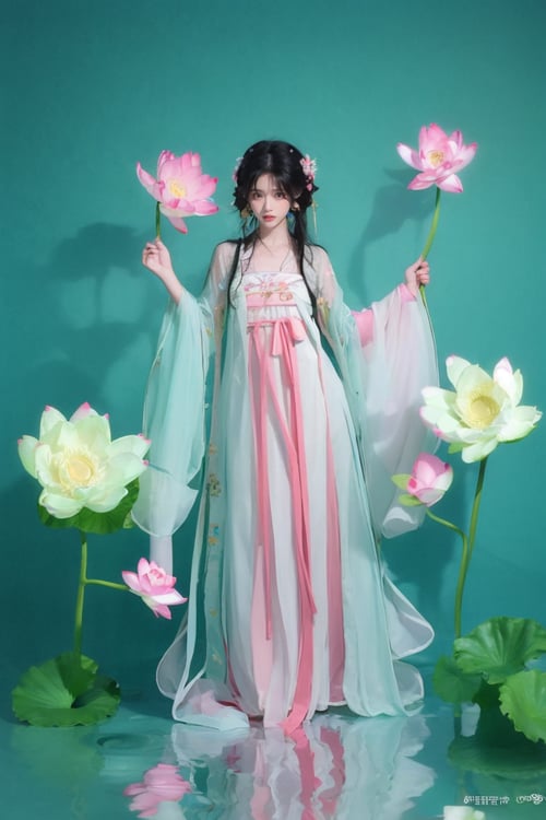 TQ - Hanfu and Flower Plus (汉服与鲜花) by TracQuoc on Tensor.Art