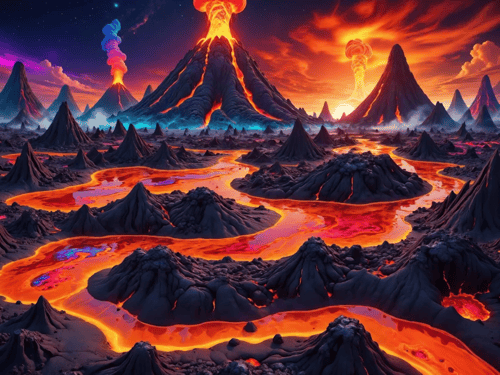Otherworldly Colorscapes by Incindious471199 on Tensor.Art