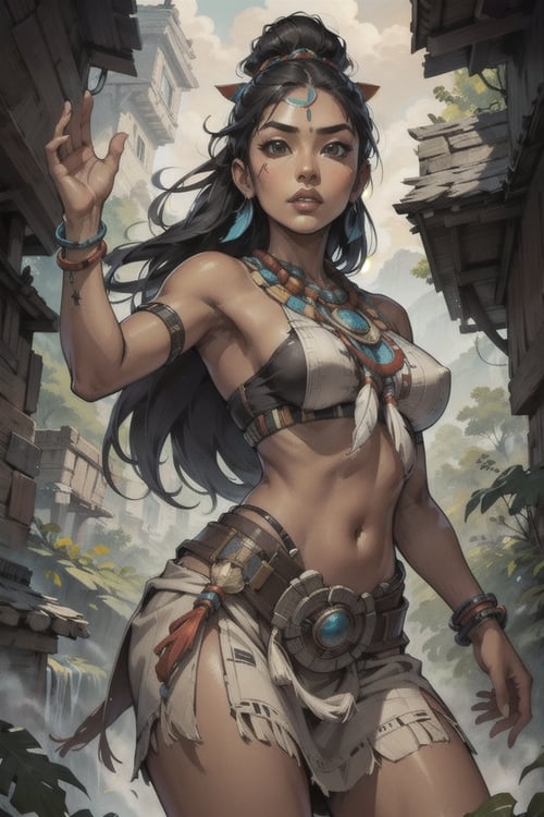Aztec style by trago tey on Tensor.Art