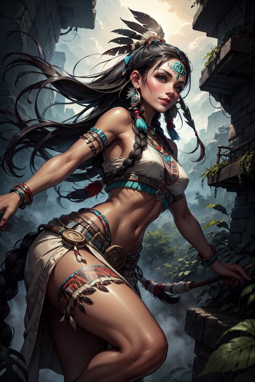 Aztec style by trago tey on Tensor.Art