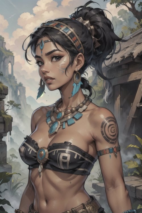 Aztec style by trago tey on Tensor.Art