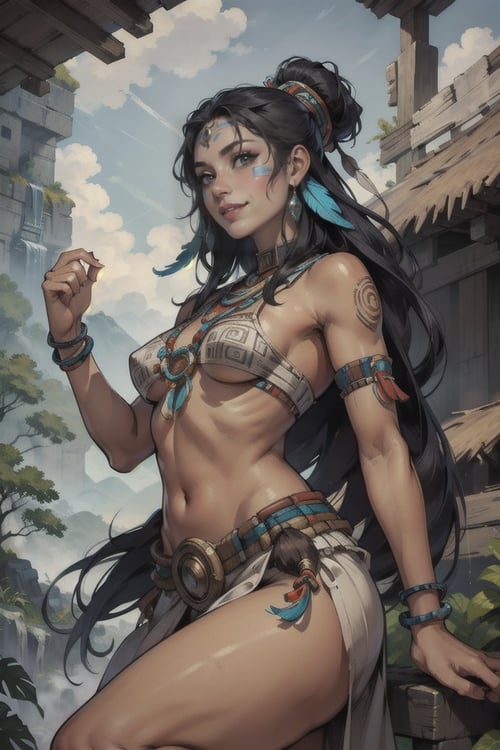 Aztec style by trago tey on Tensor.Art