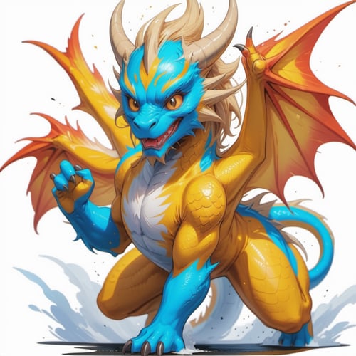 #dragonyear screaming dragon by JiroJohn558192 on Tensor.Art