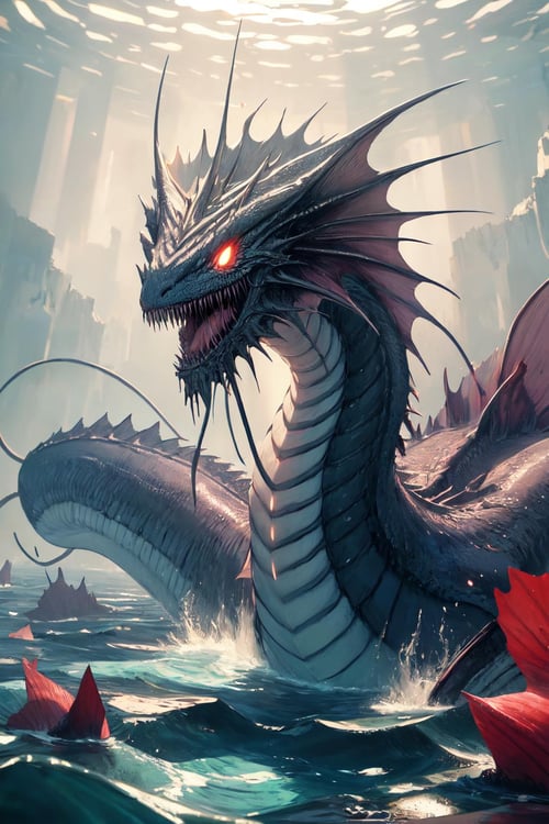 Leviathan レヴァイアさん || Mythical Creature by Shippy on Tensor.Art