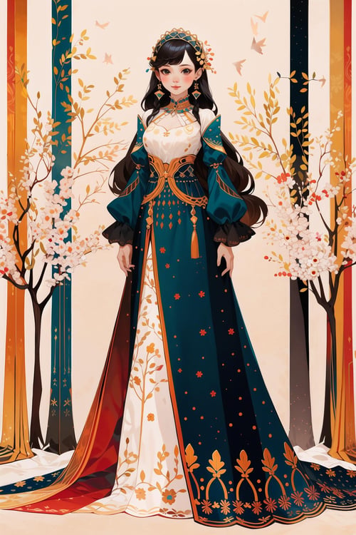 【卡通插画】花花世界高饱和度插画lora by 卷儿 丨 AiCC on Tensor.Art