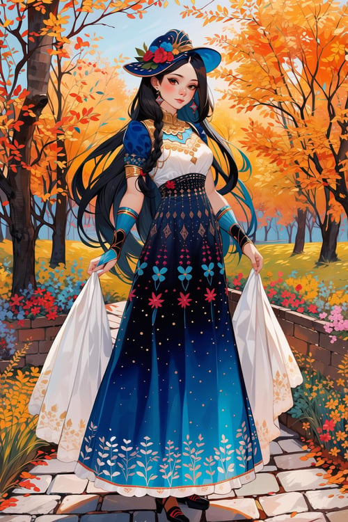 【卡通插画】花花世界高饱和度插画lora by 卷儿 丨 AiCC on Tensor.Art