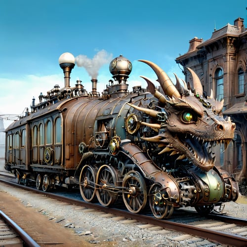 Dragon Train SDXL by レオナルドくま on Tensor.Art